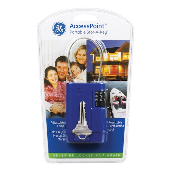 Ge Kidde AccessPoint Blue Plastic/Steel Key Storage 001845 | Zoro